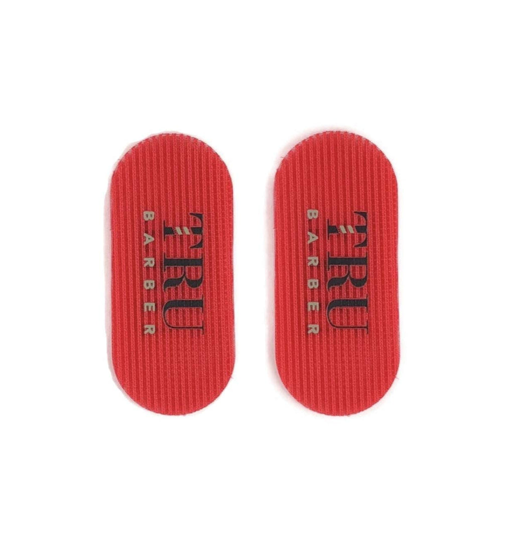 HAIR GRIPPERS ® 3 COLORS BUNDLE PACK 6 PCS for Men and Women - Salon and Barber, Hair Clips for Styling, Hair Holder Grips (Black/Red/Black)