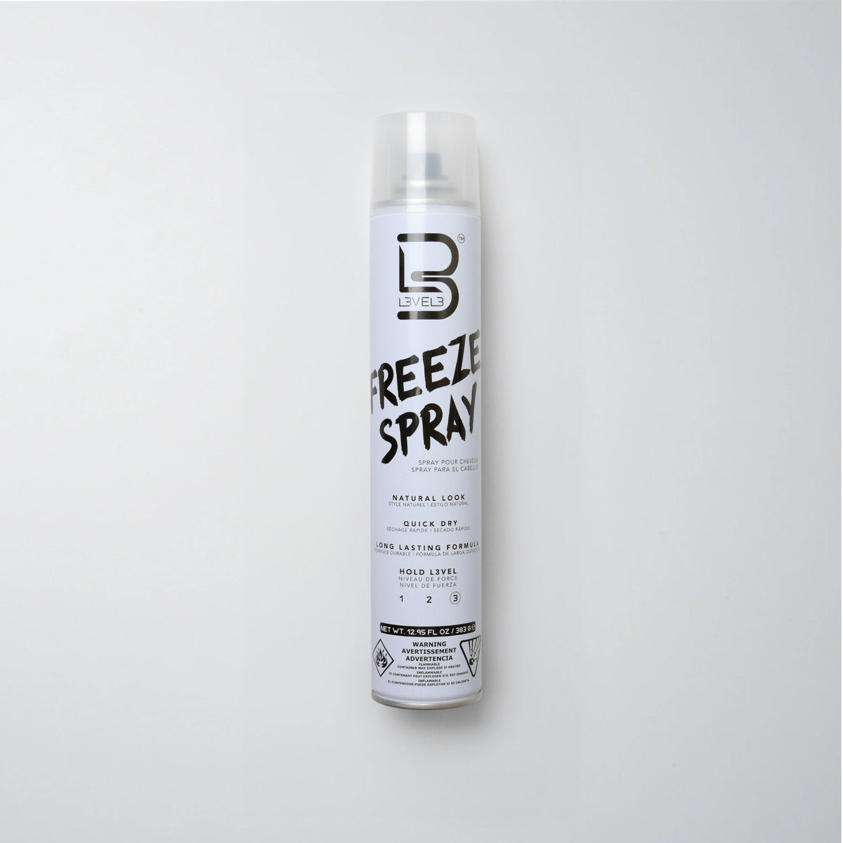 L3VEL3 Freeze Hair Spray 12.9 oz can