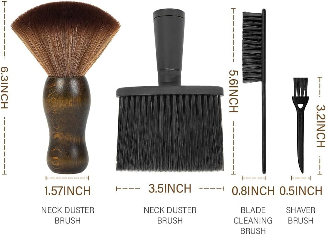 12PCS Hair Cutting Comb Set - Barber Combs for Men & Stylists - Barber Cape with Adjustable Neck Size & Neck Duster Brush