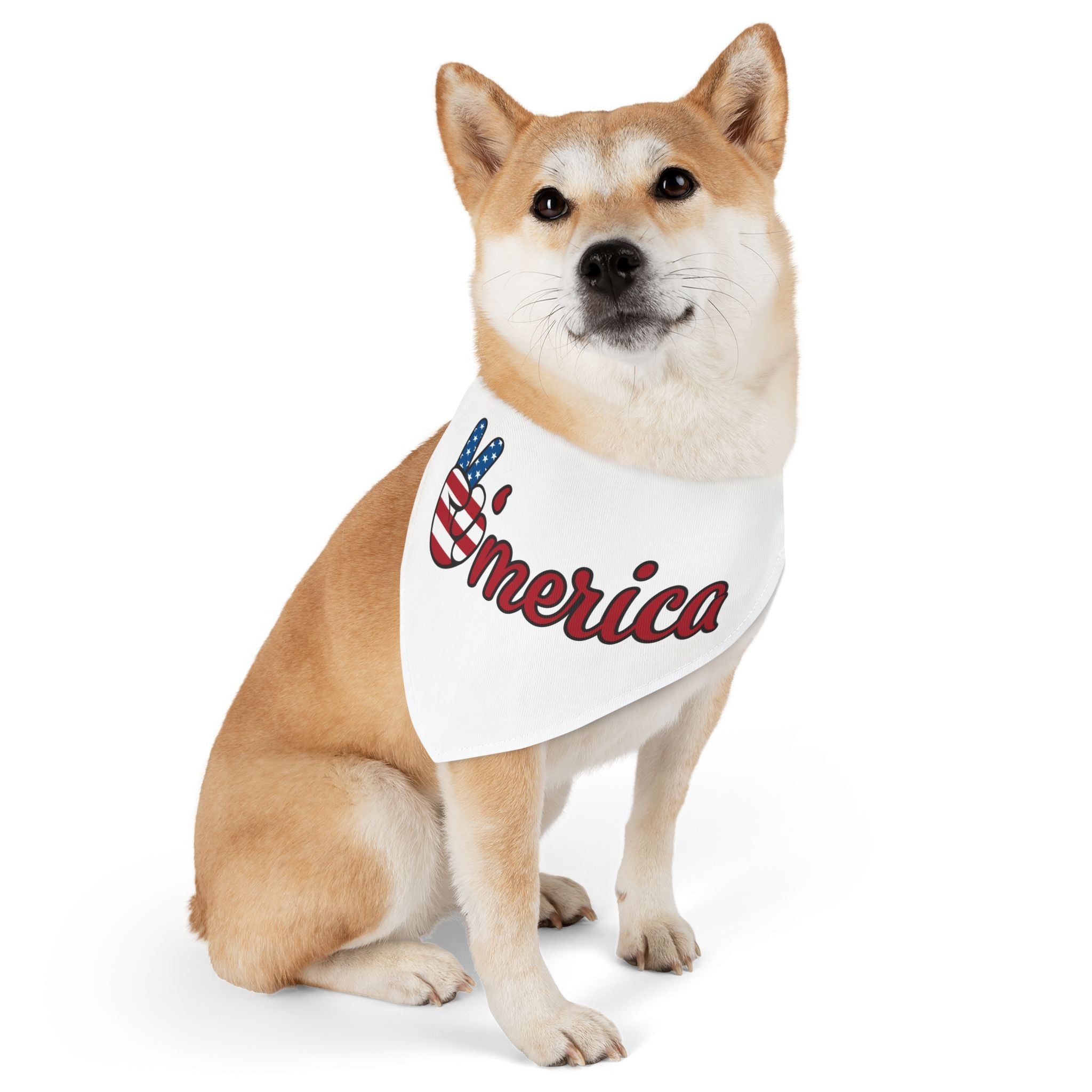 Stars and Stripes Patriotic Dog Bandana