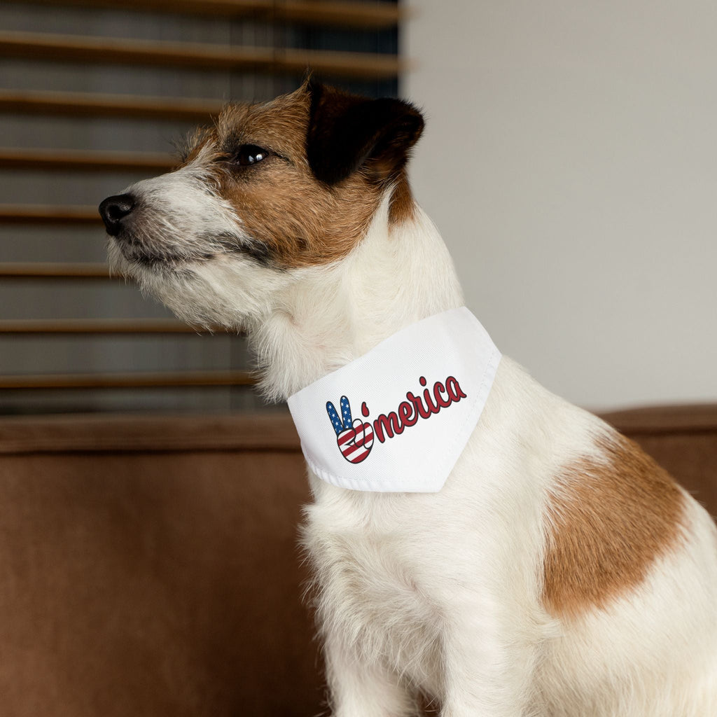 Stars and Stripes Patriotic Dog Bandana