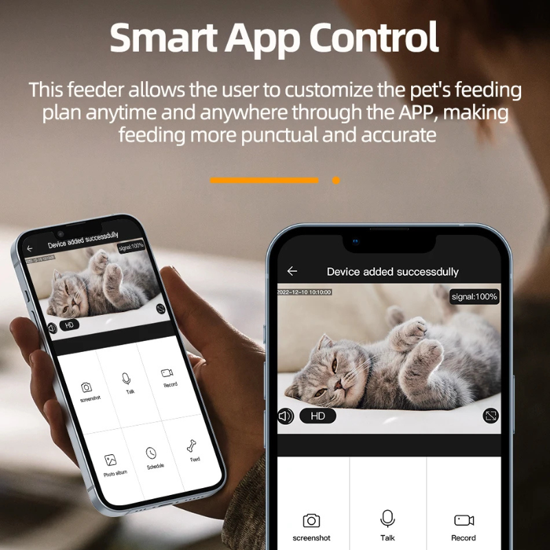 Smart Cat Feeder Camera for Automated Pet Care