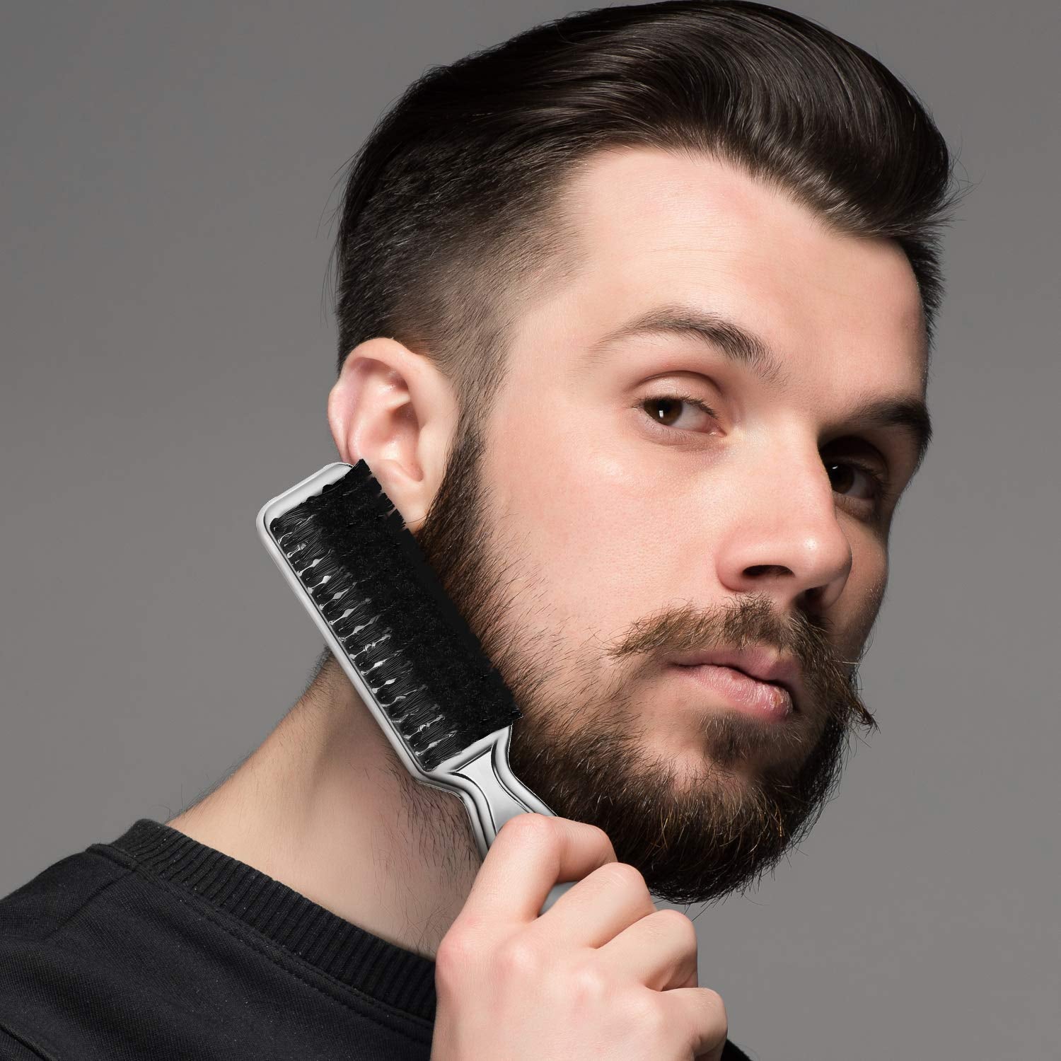 6 Pcs Barber Clipper Cleaning Brush Set, Clipper Cleaning Brushes, Barber Accessory Nylon Trimmer Cleaner, Hair Fade Styling Tool, Duster, Manicure, Mini Lightweight(Vibrant Color Set)