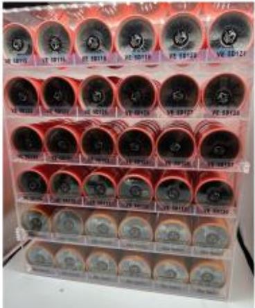 VIP 36-Slot Acrylic Display, 5D + iMink