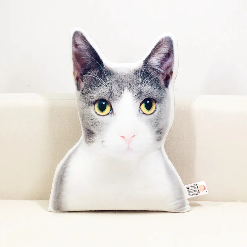 Soft Custom Pet Photo Pillow for Home Decor