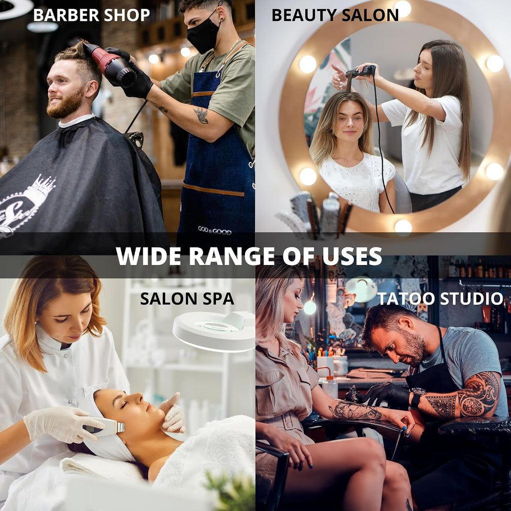 Magnetic Barber Mat, Barber Mats for Clippers, Barbershop Salon Pad for Station, Table Matt, Counter Tool Organizer for Pro Hairstylist