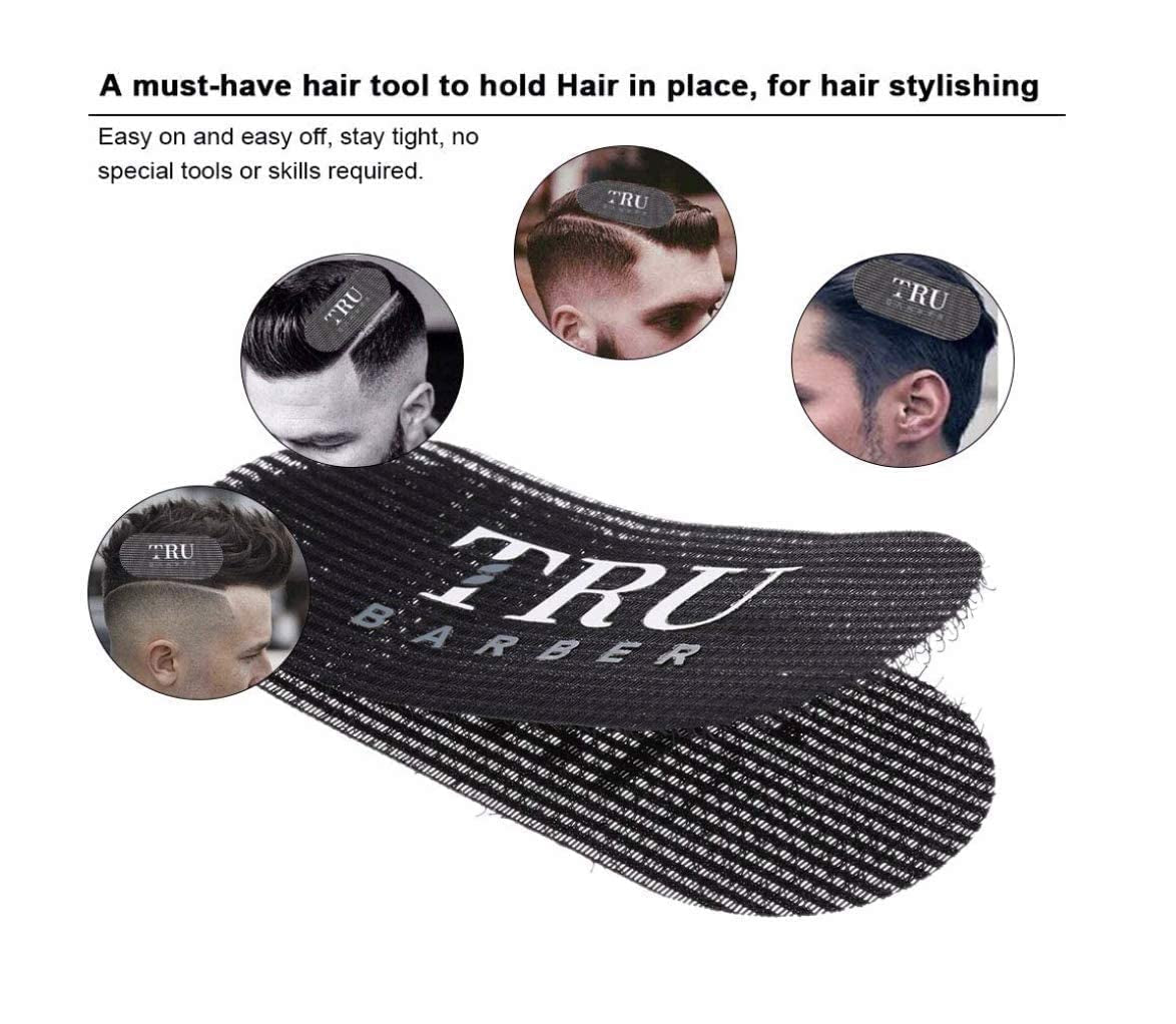 HAIR GRIPPERS ® 3 COLORS BUNDLE PACK 6 PCS for Men and Women - Salon and Barber, Hair Clips for Styling, Hair Holder Grips (Black/Red/Black)
