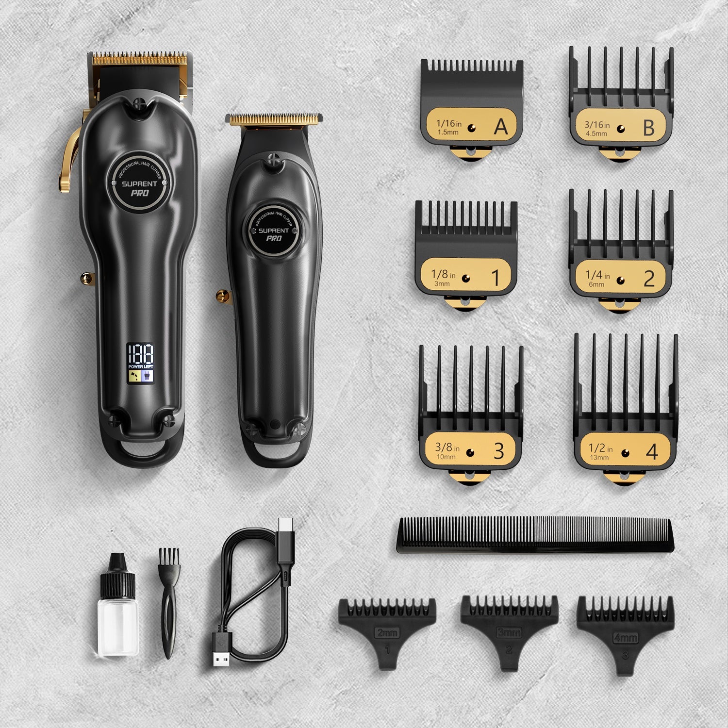 The Black Devil Clipper and Trimmer Set -  HC596BX