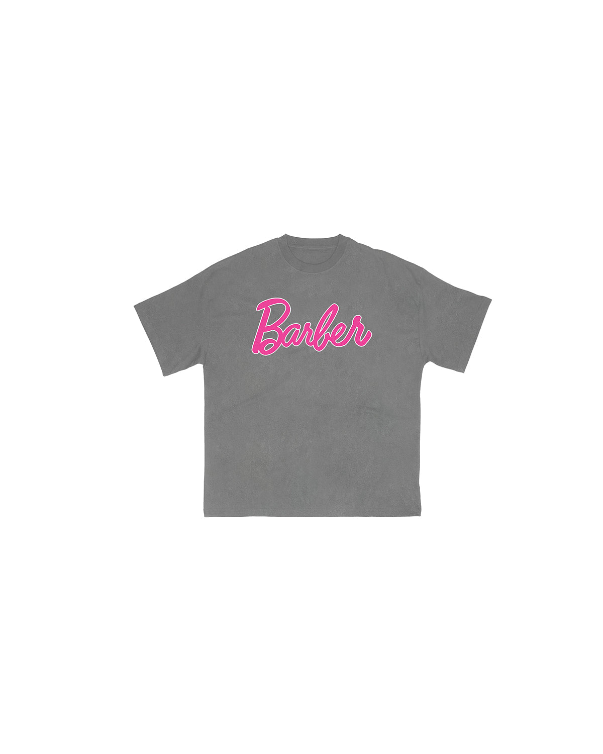 Barber Barbie Tee - Vintage Grey