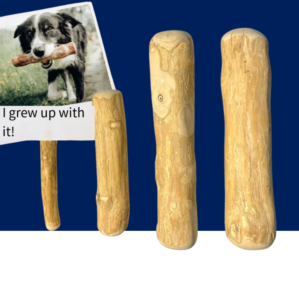 Coffee Wooden Dog Chews: A Natural Chew Toy