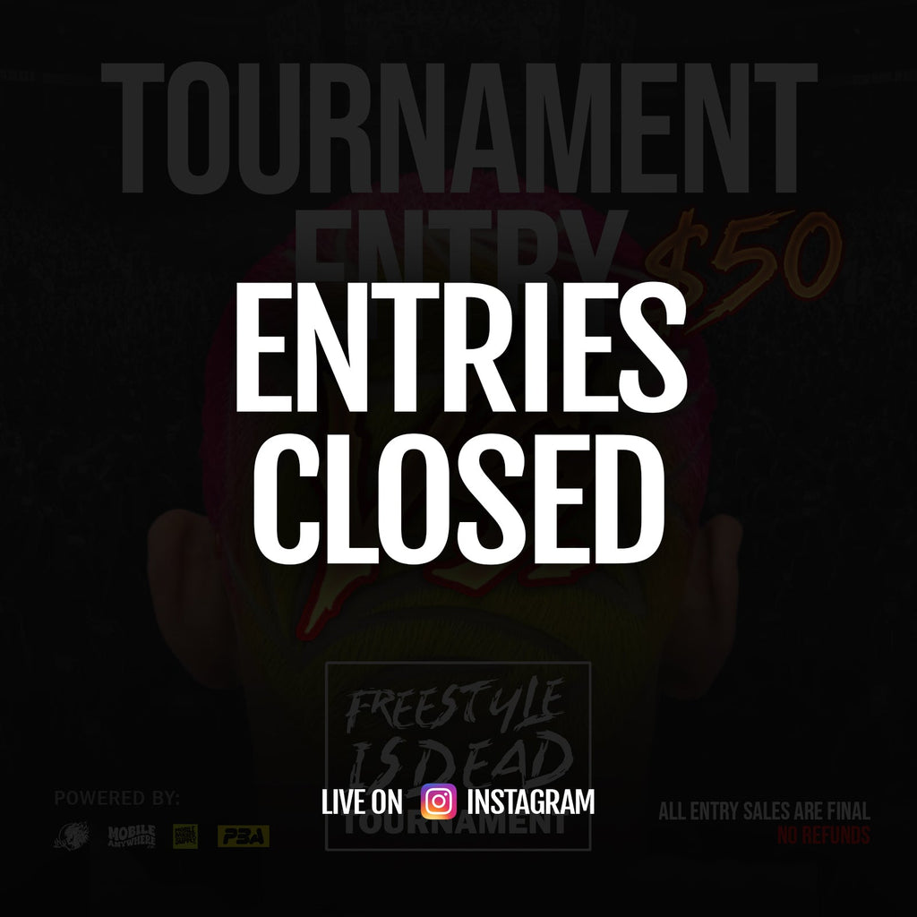 FREESTYLE IS DEAD Online Tournament Entry