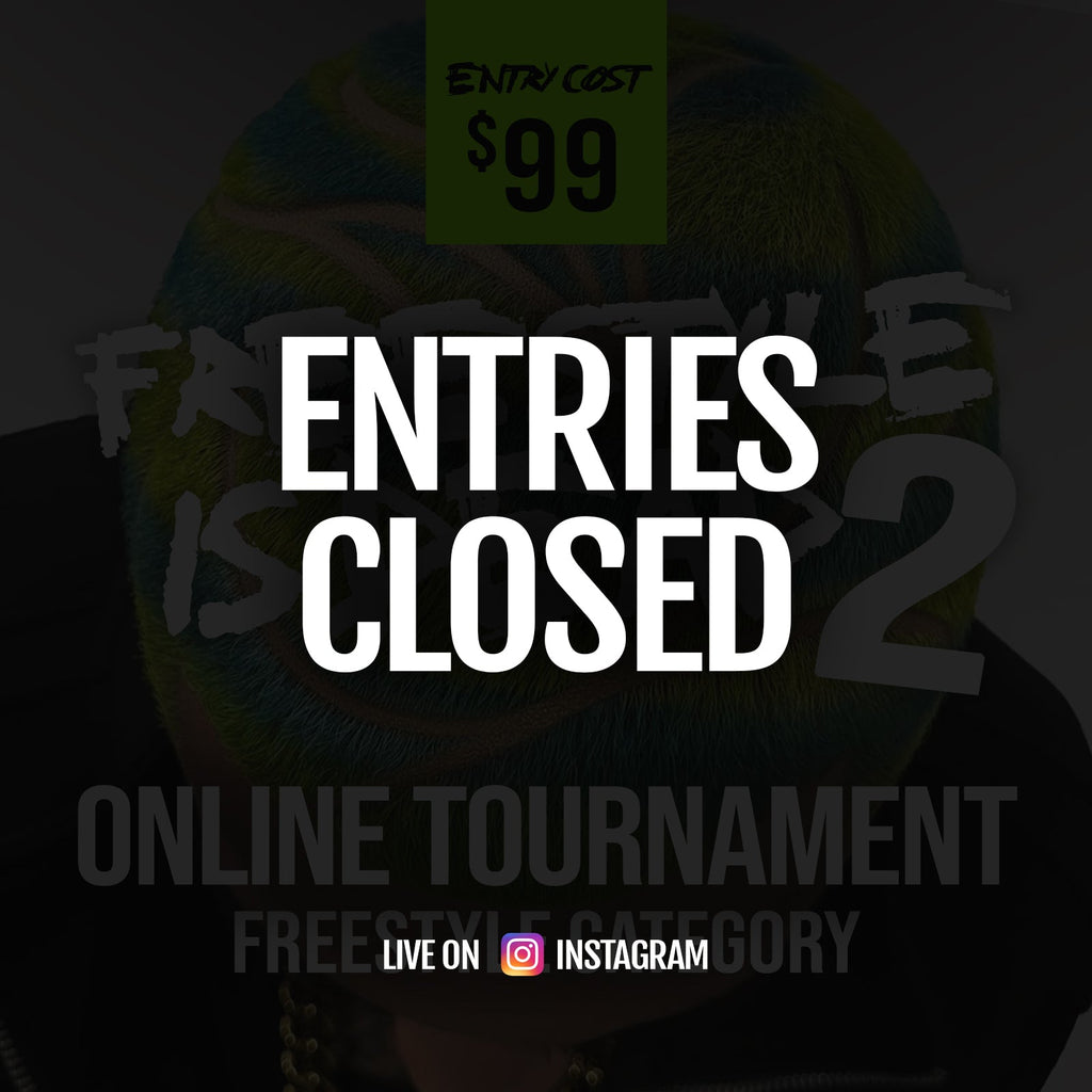 "FREESTYLE IS DEAD 2" Online Tournament Entry