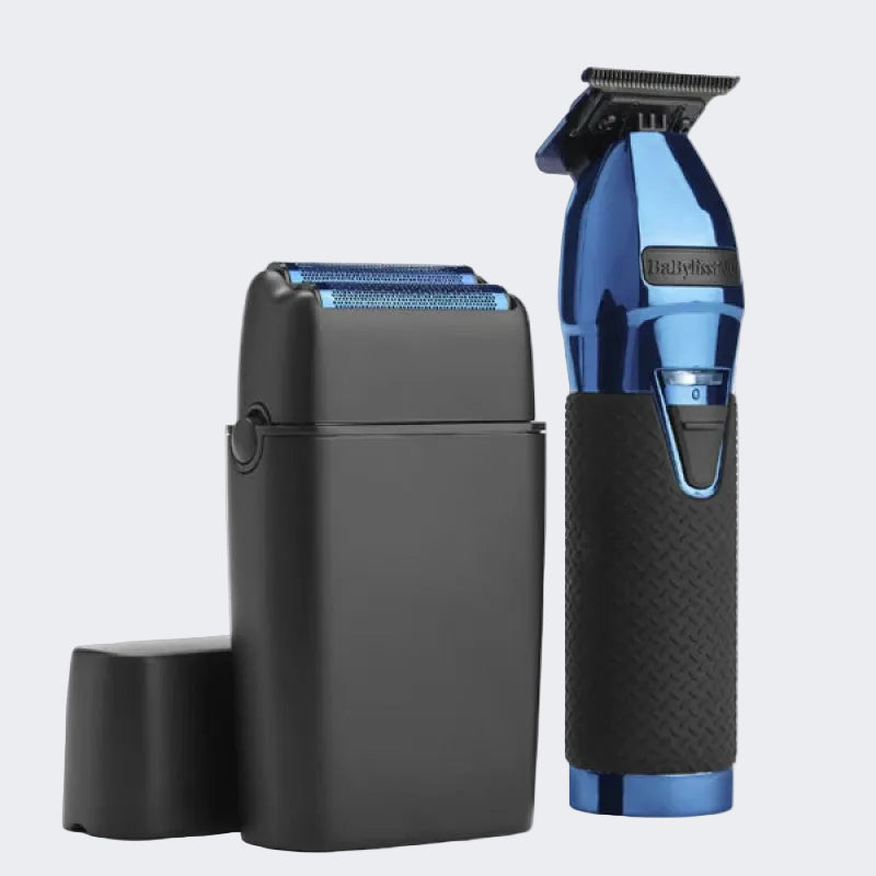 BaBylissPRO LimitedFX Black & Blue Trimmer & Shaver Combo (FXDUOFS2TBL)