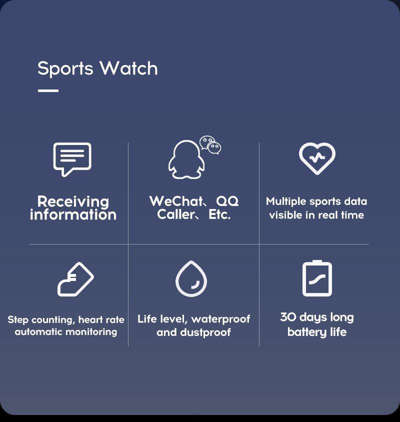 D13 Smart Watches 116 Plus With Heart Rate Watch Smart Wristband Sports Watches With Waterproof Protection For Android Sistems