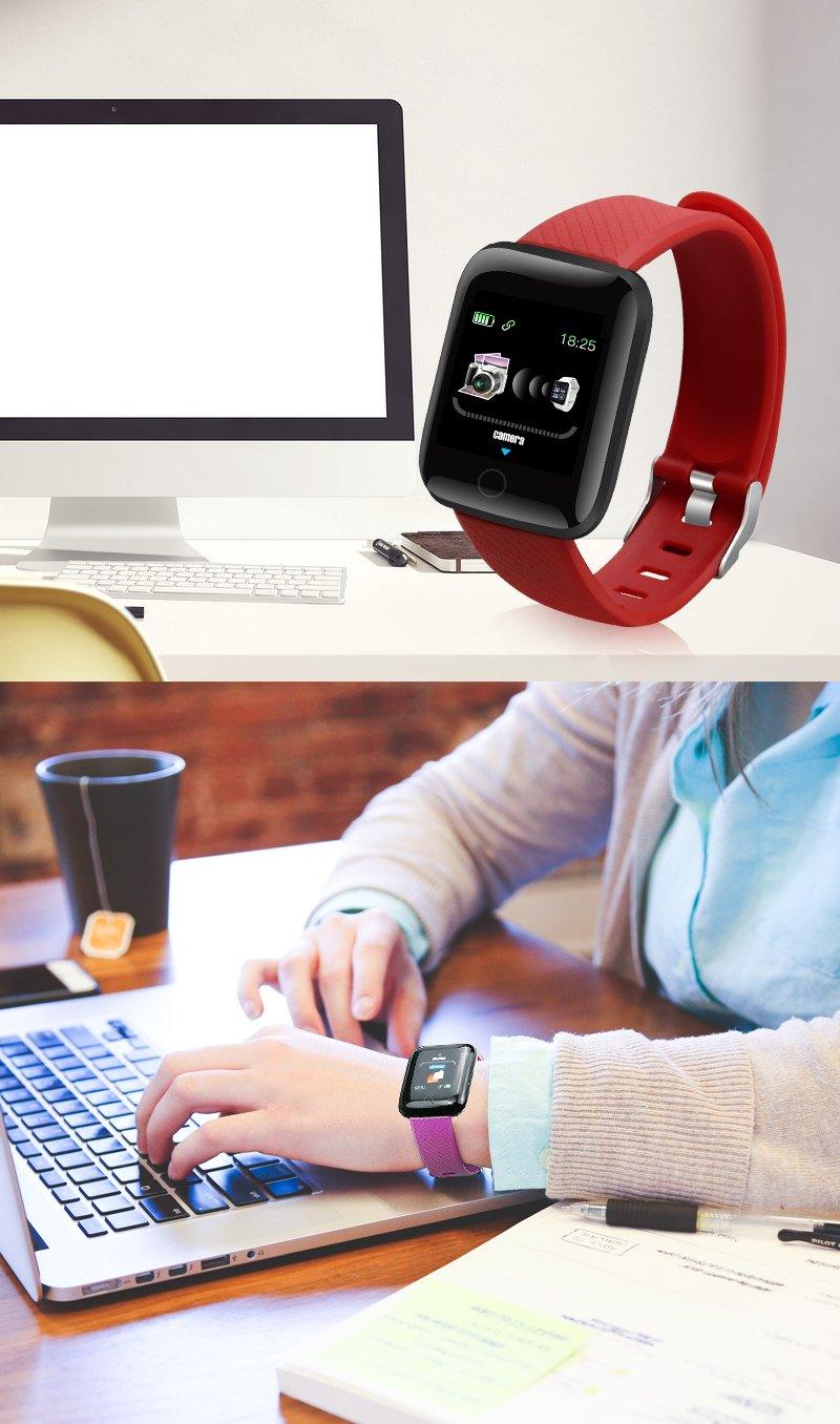 D13 Smart Watches 116 Plus With Heart Rate Watch Smart Wristband Sports Watches With Waterproof Protection For Android Sistems