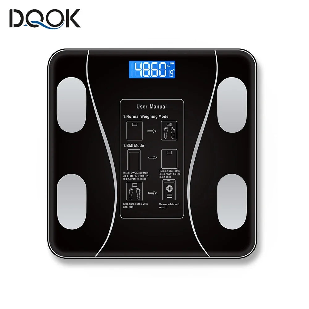 Smart Body Fat Scale – Wireless Digital Bathroom Weight & Analyzer