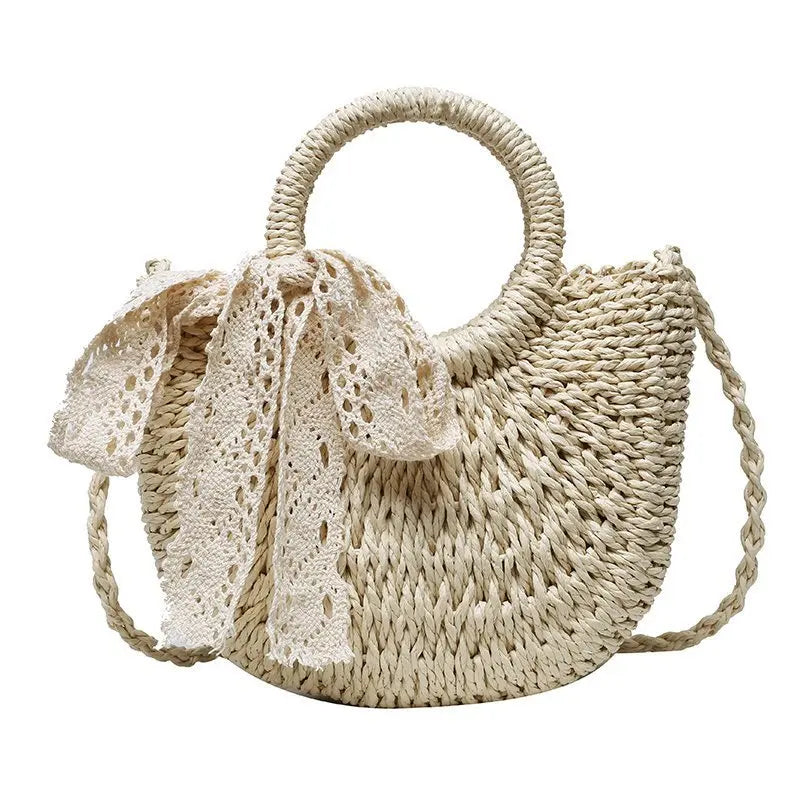 Eco-Friendly Rattan Straw Bag – Handmade & Stylish