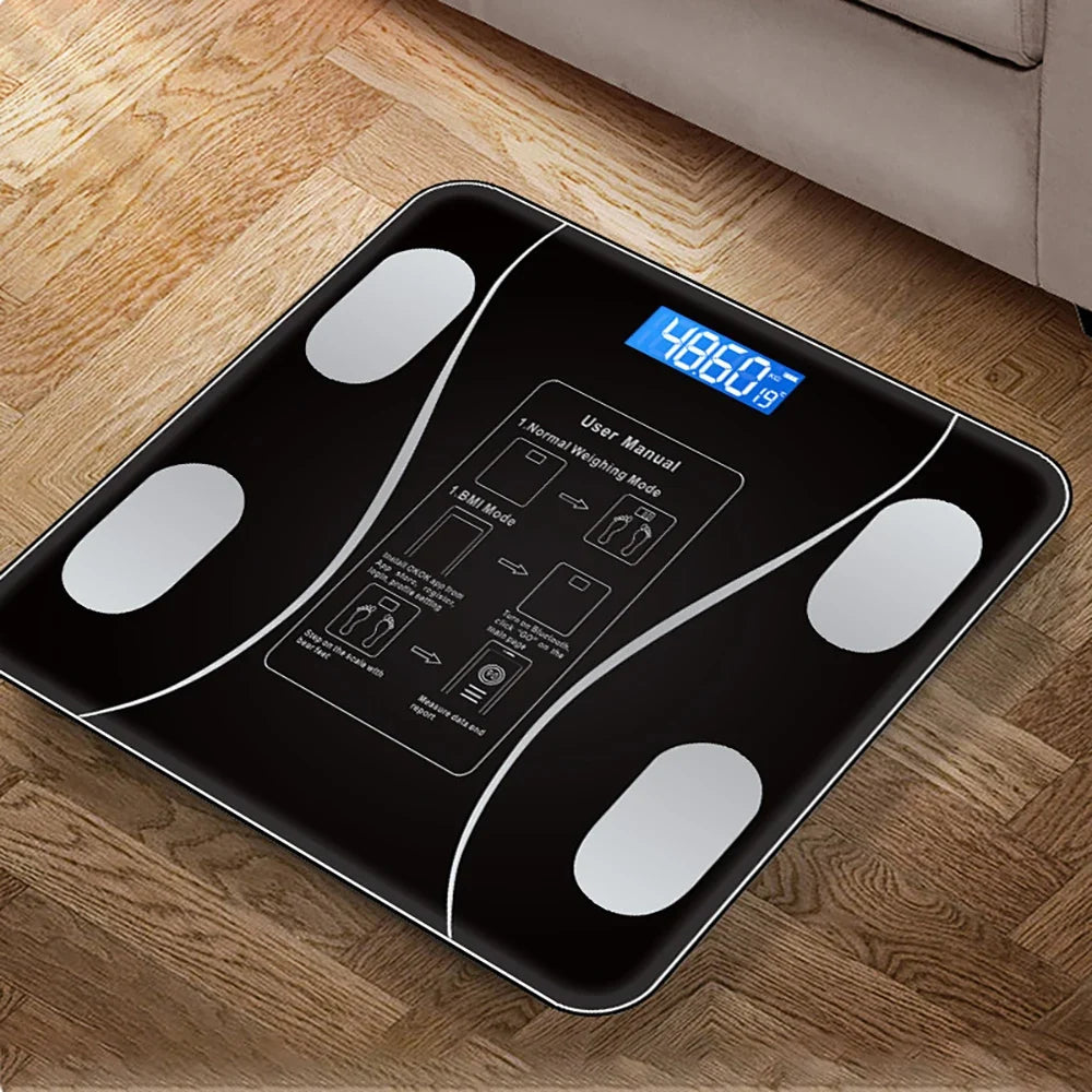 Smart Body Fat Scale – Wireless Digital Bathroom Weight & Analyzer
