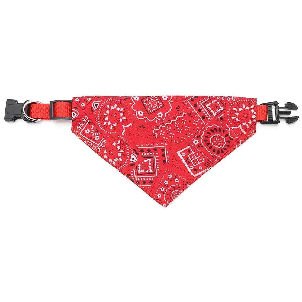 Adjustable Pet Bandana Scarf for Dogs & Cats – Stylish & Comfortable Accessory