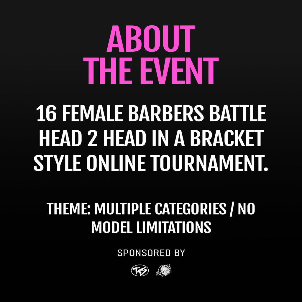 Lady Barber Online Tournament Entry *FEMALE ONLY