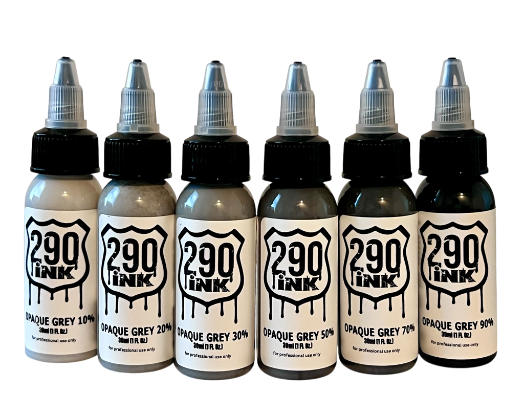 Opaque Grey Set (6 bottles, 1oz ea)