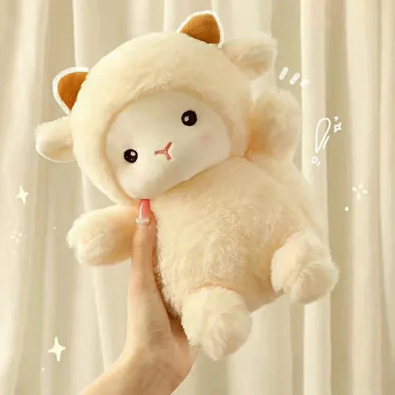 25cm Super Cute Sheep Plush Dolls Kawaii Rabbit  Alpaca Toys Stuffed Soft Animal Pillow Birthday Wedding Party Throw Toys