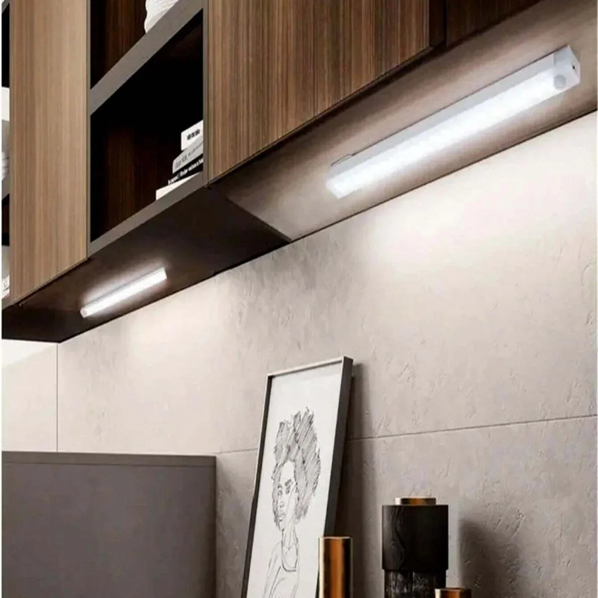 Wireless LED Night Light Motion Sensor Light Closet Night Lamp For Kitchen Bedroom Detector Light Cabinet Staircase Backlight