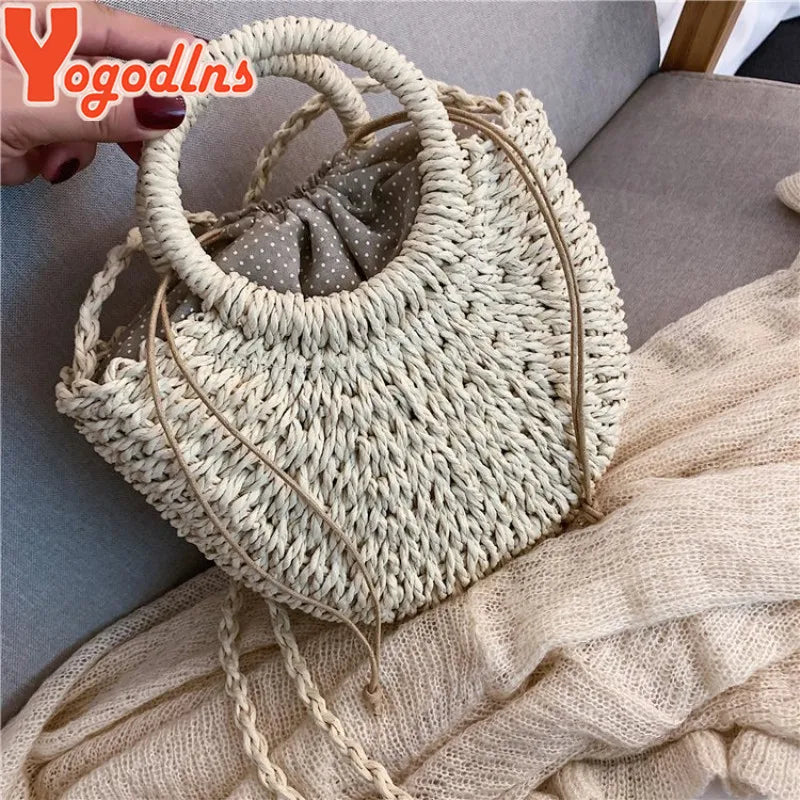 Eco-Friendly Rattan Straw Bag – Handmade & Stylish