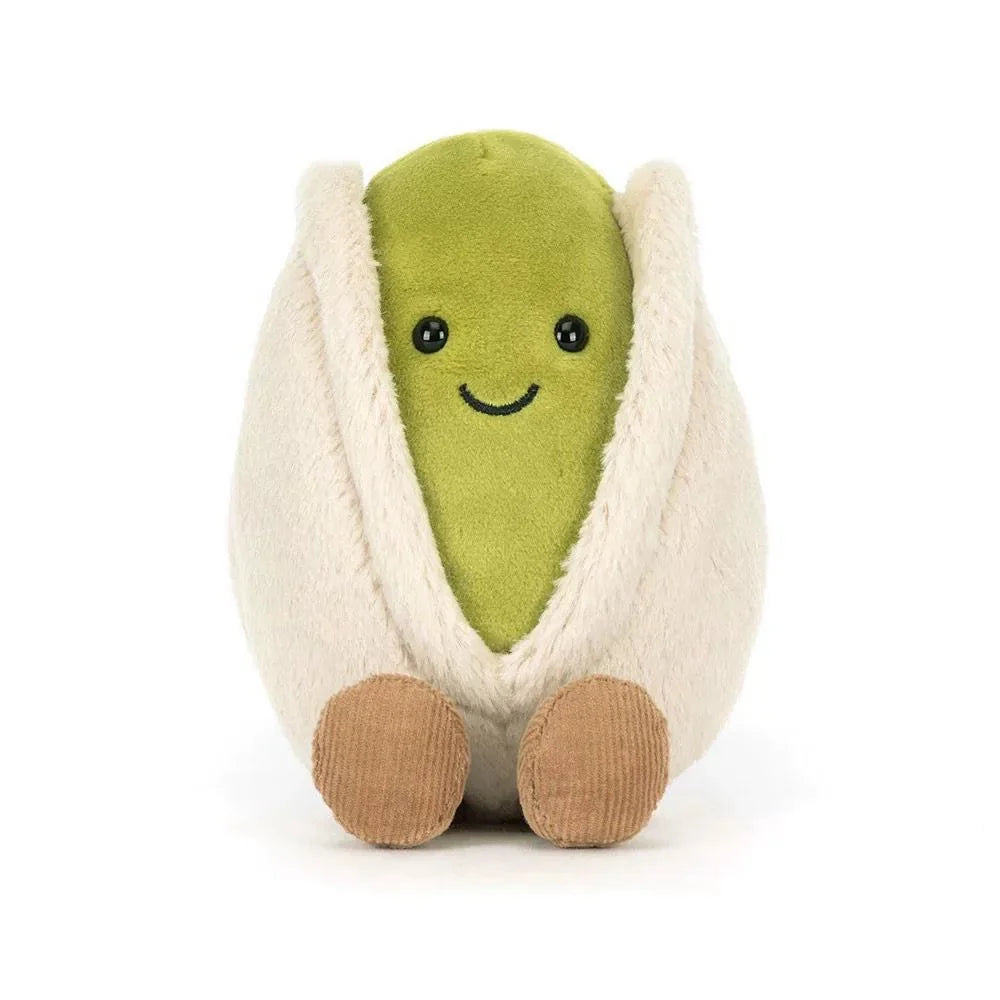 12cm Pistachio Nut Plush Toy – Cute Stuffed Doll for Home Décor, Living Room, and Birthday Gifts