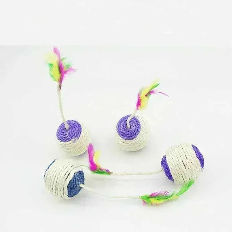 Durable Sisal Ball Cat Toy