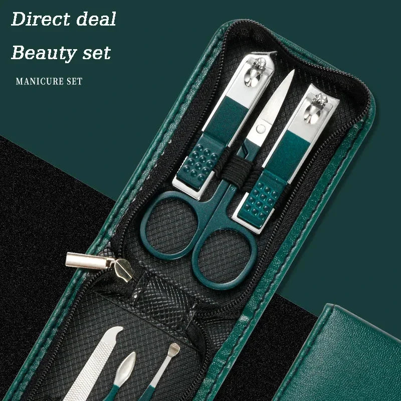 Special Nail Clippers Manicure Beauty Tools 6 Piece Portable Household Nail Scissors Set Household High End Mens And Womens