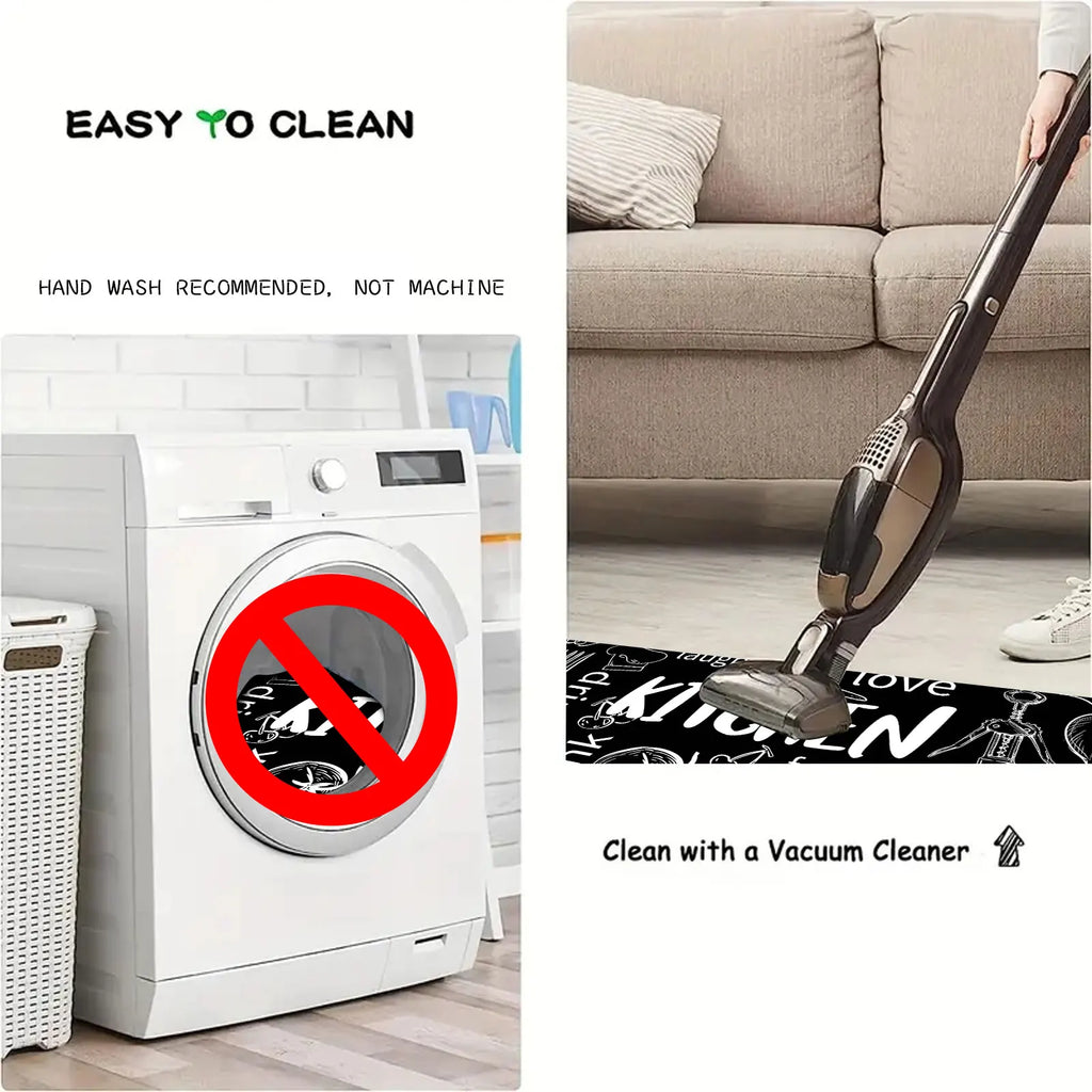 3D Non-Slip Bathroom Mat – Absorbent Cobblestone Embossed Bath & Door Floor Mat, Machine Washable & Quick Drying