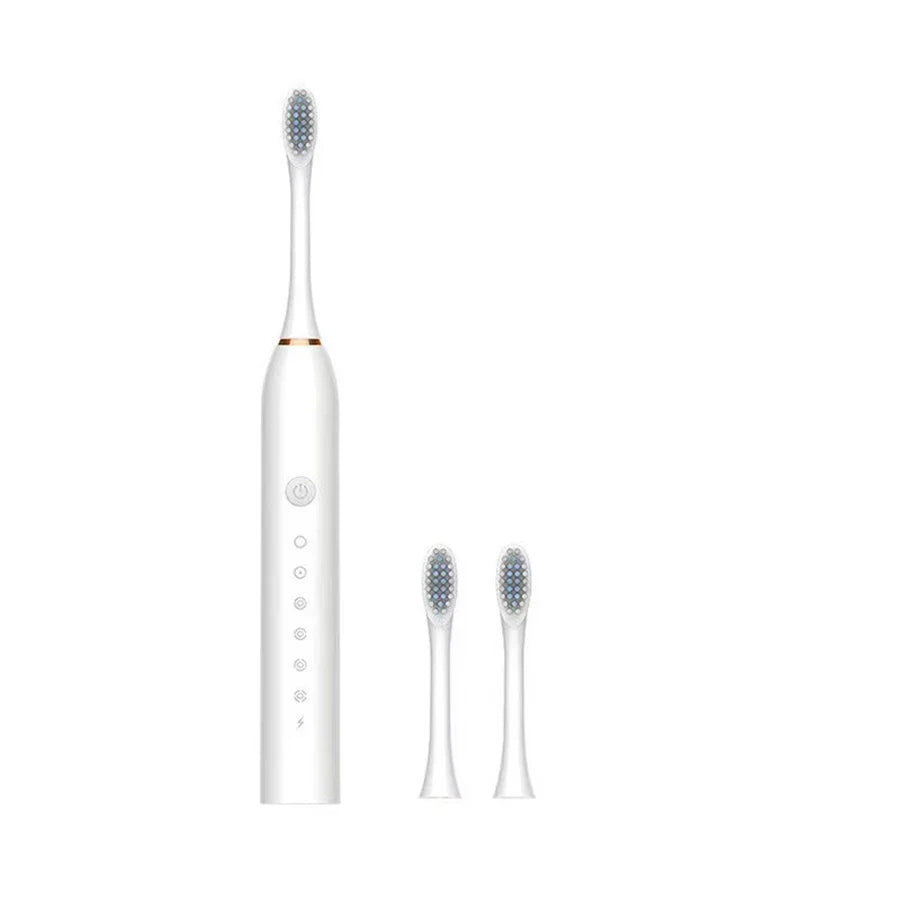 Electric Ultrasonic Toothbrush – 6 Speed Modes Soft Bristle USB Rechargeable Waterproof Tooth Cleaner | Automatic Toothbrush for Adults & Couples