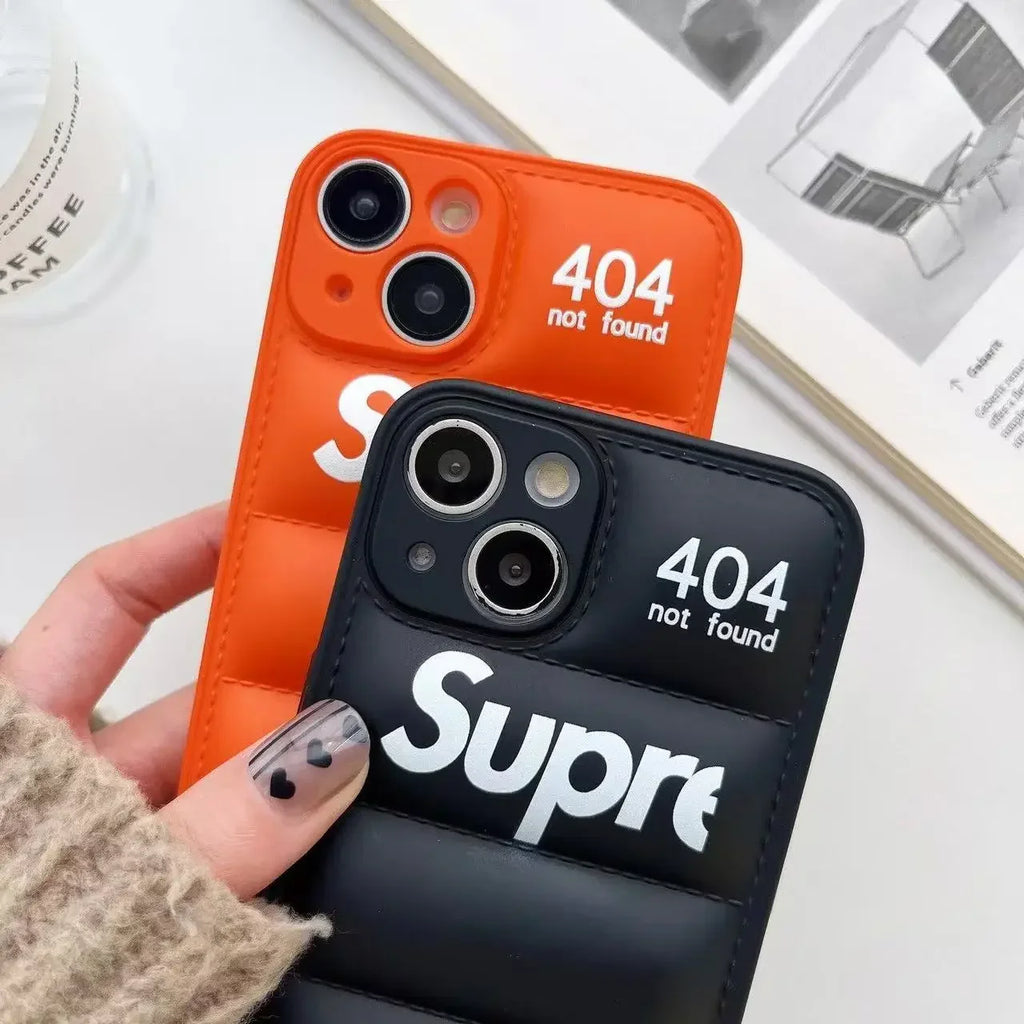 Fashion 3D Jacket Puffer Case for iPhone 16 Pro Max 15 14 13 12 11 XS XR 7 8 Plus Cute Super Shockproof Silicone Phone Cover