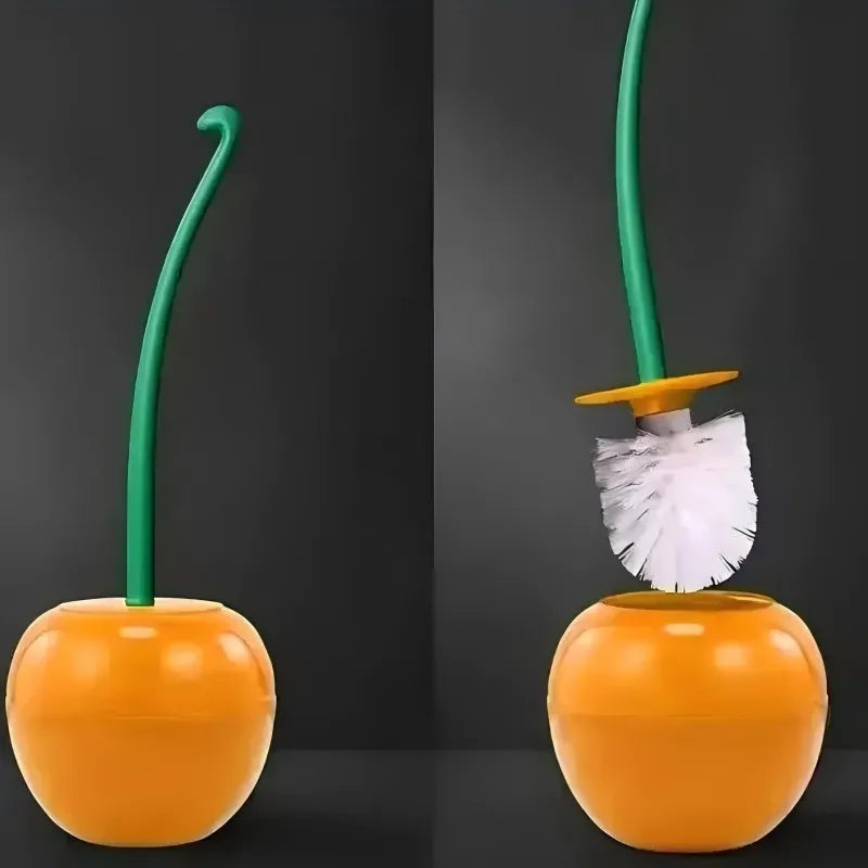 Red Cherry Toilet Brush – Creative Lavatory Holder Bathroom Accessory