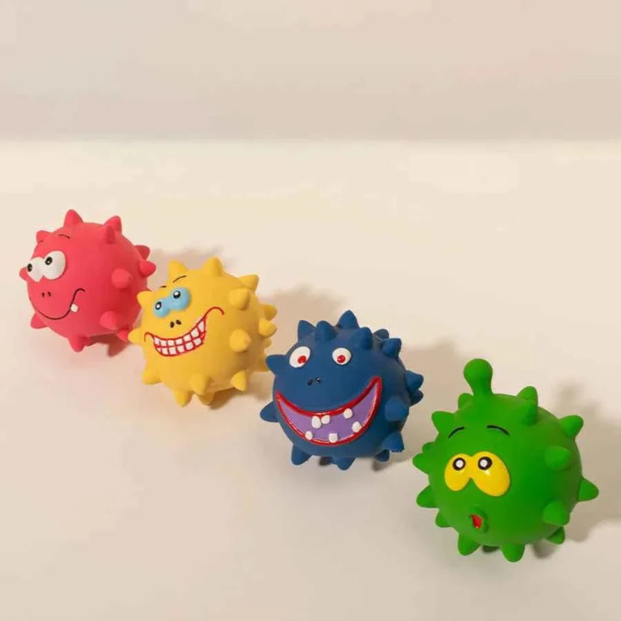 Squeaky Thorn Dog Chew Toy