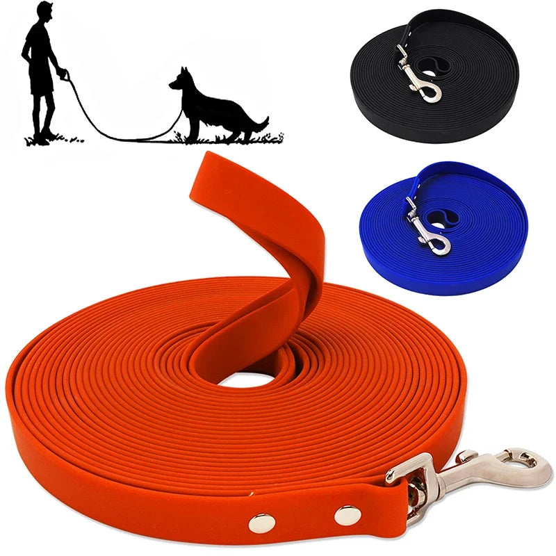 Waterproof PVC Dog Leash – Long Training & Walking Lead (3m/5m/10m/15m)