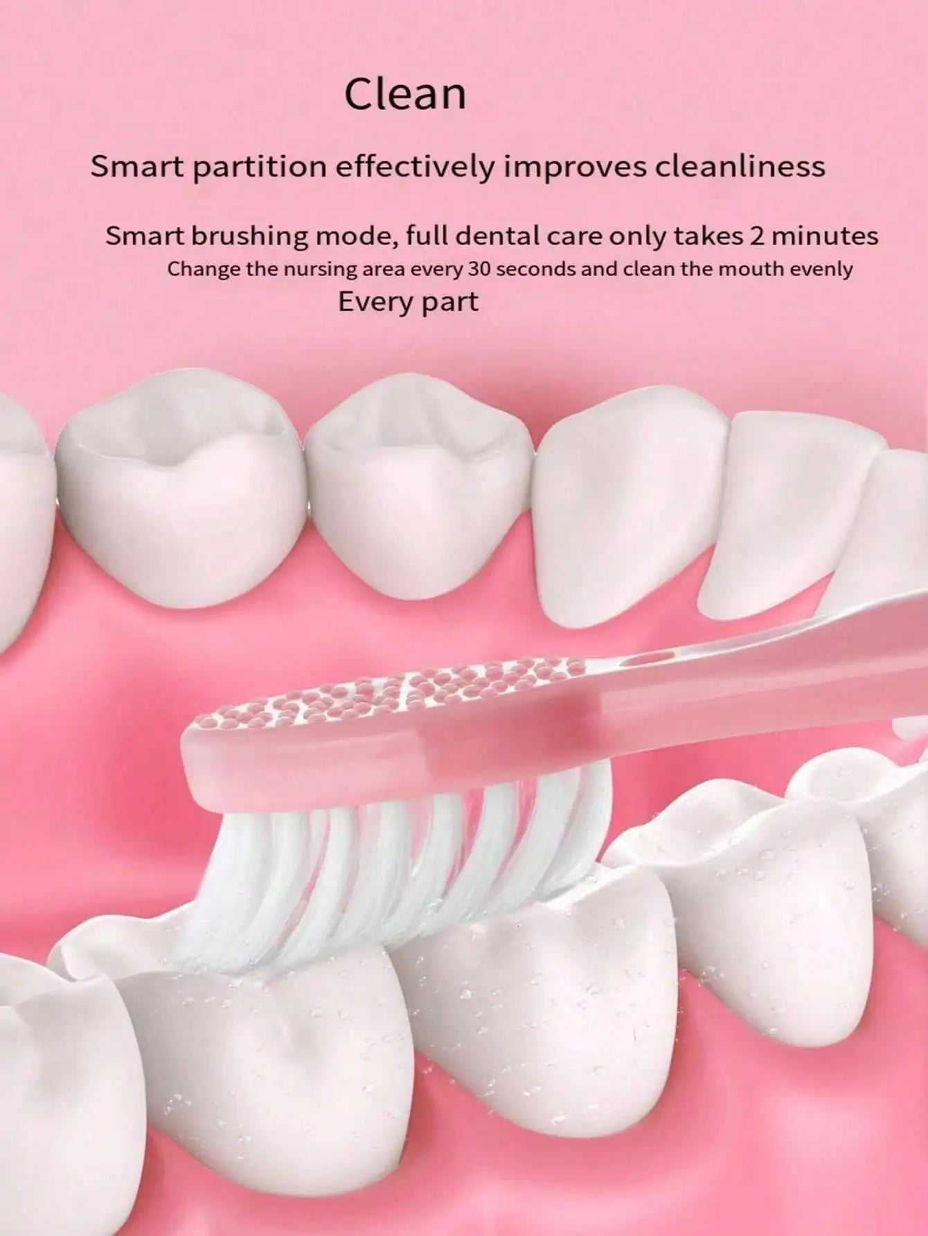 Electric Toothbrush for Adults – Automatic Couples Set with Random Brush Head Colors | Rechargeable Tooth Cleaner for Home & Travel Use