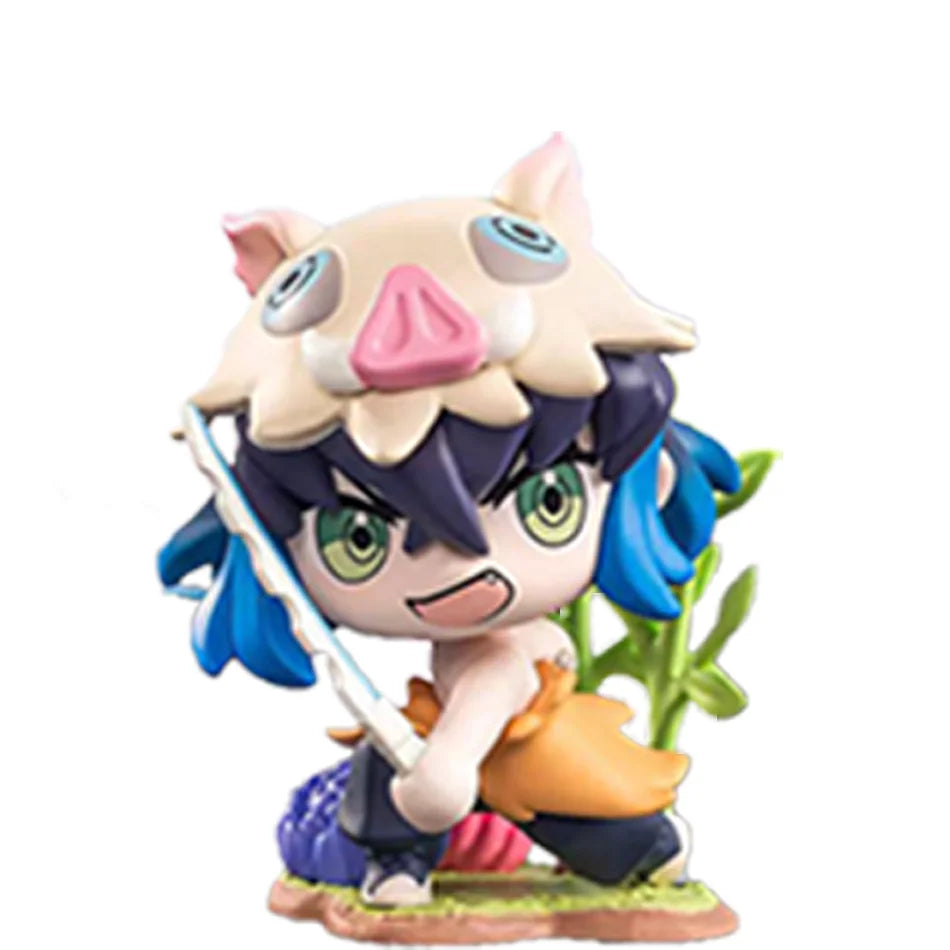 Demon Slayer Tanjiro Kamado Nezuko anime cartoon figure blind box creative personalized statue model ornament surprise gift box