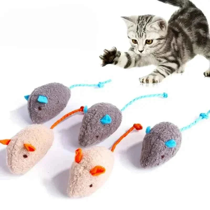 Plush Rat Cat Toy Set – 3/7PCS