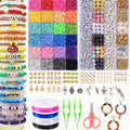 14400pcs Assorted Polymer Clay Beads Kit for DIY Jewelry Making - Handmade Craft Supplies for Bracelet, Necklace, Earrings - Gre