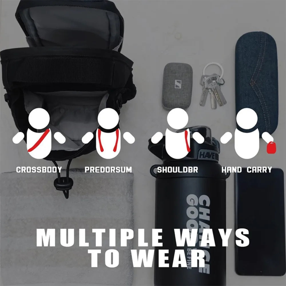 Super Strong Magnetic Gym Bag – Portable Fitness Storage for Phone, Water Bottle & Sports Accessories