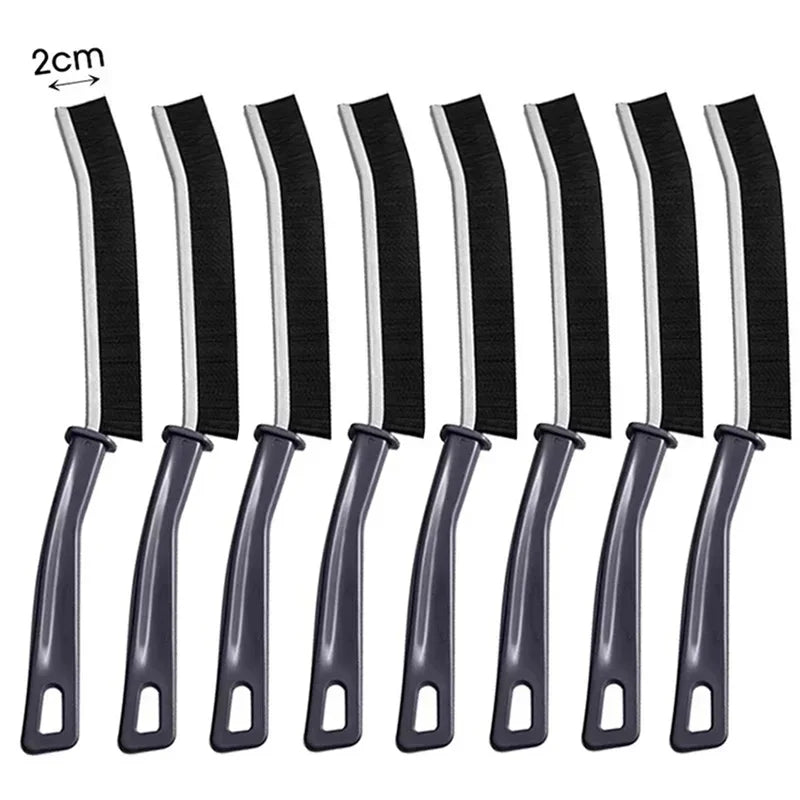 Hard Bristle Crevice Cleaning Brush – Corner, Groove & Window Cleaning Tool for Kitchen, Bathroom, Tiles & Home