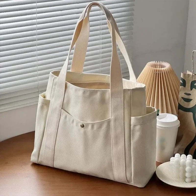Eco-Friendly Canvas Tote Bag – Large, Stylish & Durable