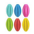 Pet Dog Chew Toys Teeth Cleaning Snack Ball Pet Dog Toy Ball Natural Rubber Super Tough Interactive Bouncy Pet Supplies