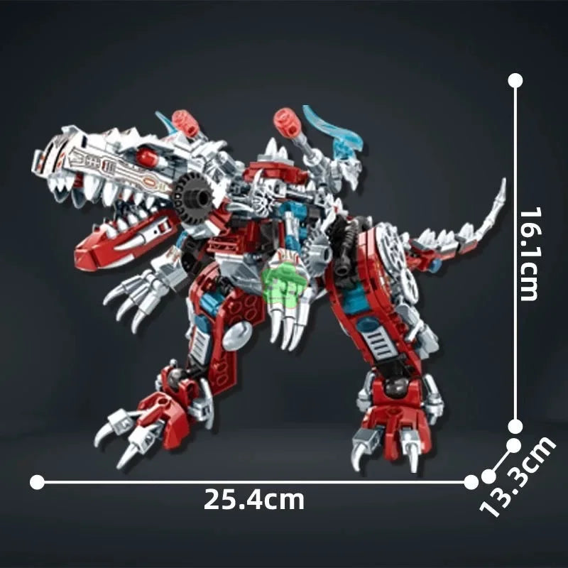 2IN1 Jurassic Mechanical Indominus Rex Dinosaur World Model Building Blocks City Fighter Dino Park Bricks Children Toy