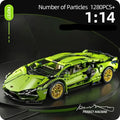 Technical Racing Sport Car 1280PCS Model Building Blocks City Mechanical Speed Vehicle Supercar Brick Puzzle Toys Kid Adult Gift
