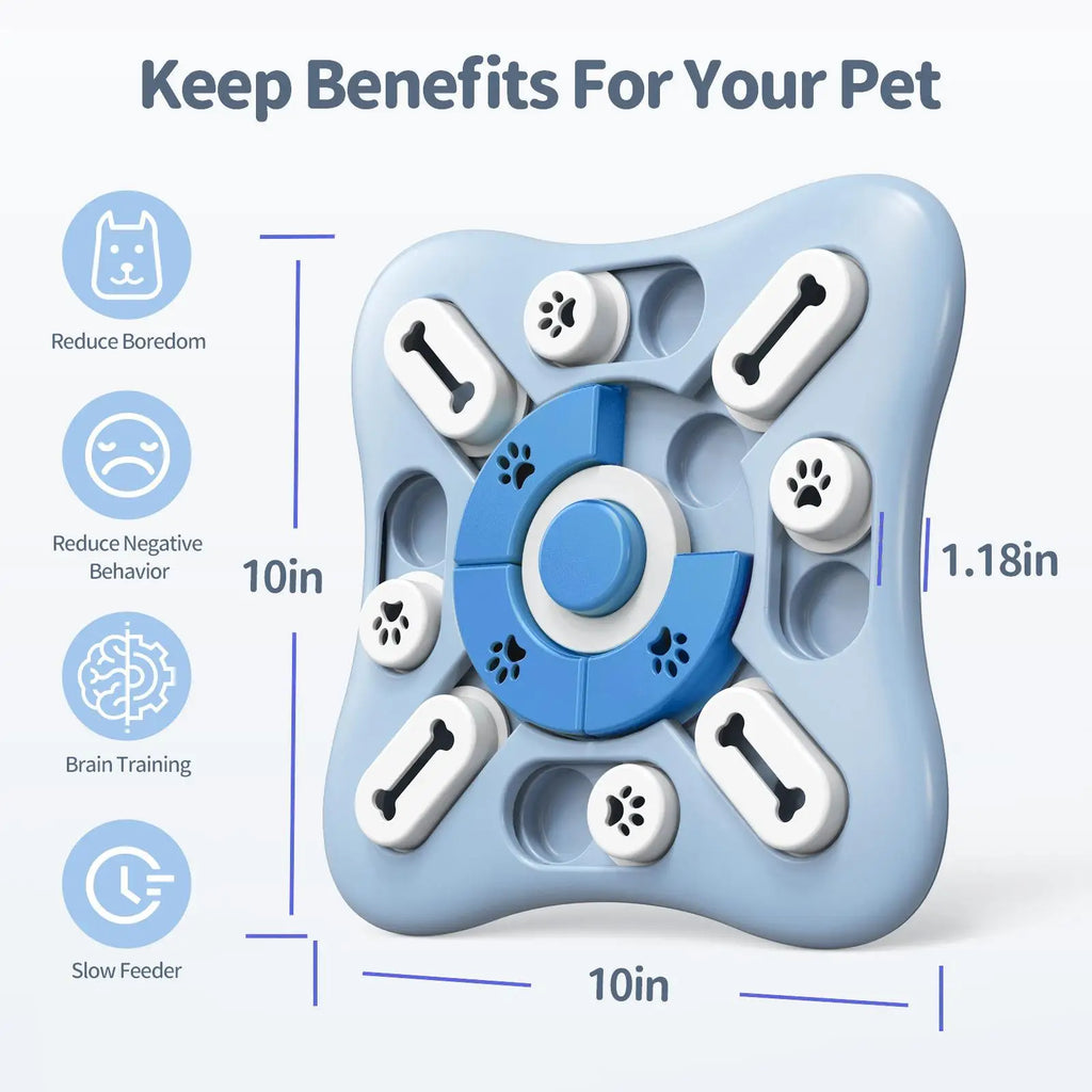 Interactive Dog Treat Puzzle Toy for Mental Stimulation