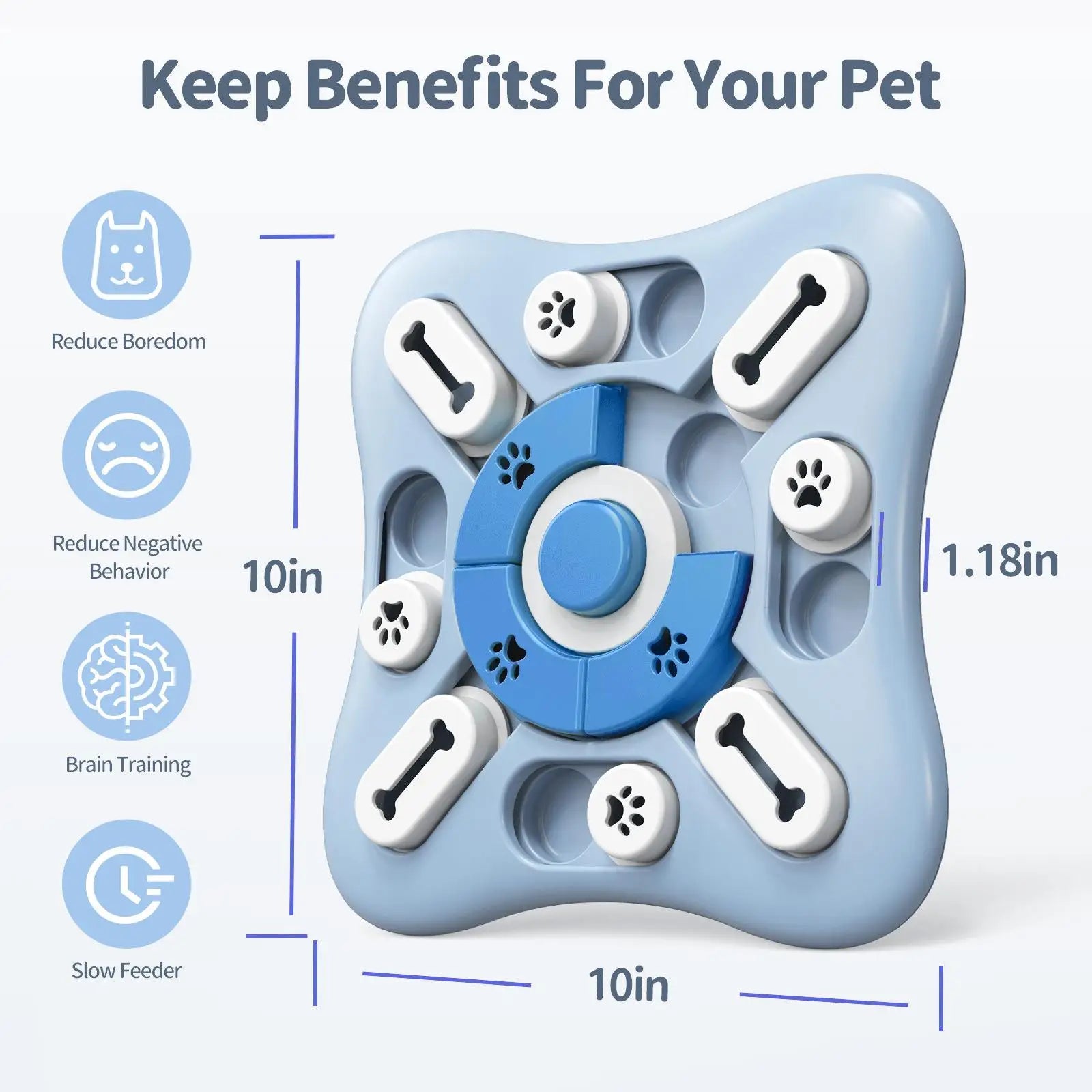 Interactive Dog Treat Puzzle Toy for Mental Stimulation