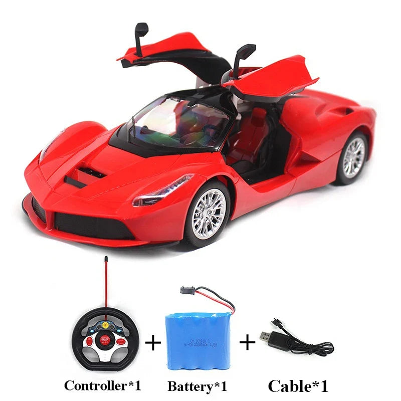 Paisible 1:14 Electric RC Car Classical Remote Control Cars Door Can Open Vehicle Toys For Boys Girls Kids Gift 6066